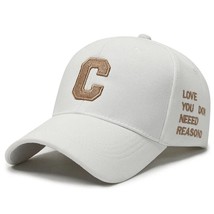 FS 2023   Baseball Caps For Men High Quality Cotton Black White Women Cap Snapba - £85.51 GBP