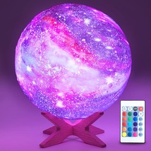 5.9&#39; Moon Lamp Kids Night Light Galaxy Lamp 16 Colors Led Moon Light With Rechar - £36.95 GBP