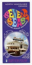 Seven Seas Floating Seafood Restaurant Brochure North Vancouver BC Canada - £21.80 GBP