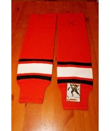 Rick Tocchet 92 Philadelphia Flyers Game Worn Hand Autographed Socks FLYERS - £223.33 GBP