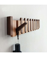 Black walnut wall coat rack - $67.00+