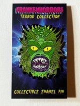 Frankenhorrors Swamp Beast 2&quot; Hard Enamel Pin, Vintage Horror Movie Character - £8.85 GBP