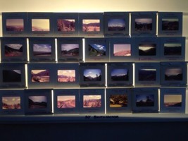Lot of 28 Vtg 1960s National Parks Mountains Landscapes Photograph Color Slides - £31.49 GBP