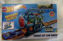 New Hot Wheels City Turbo Jet Car Wash Set forTrack Builder Set Machine ... - $15.79