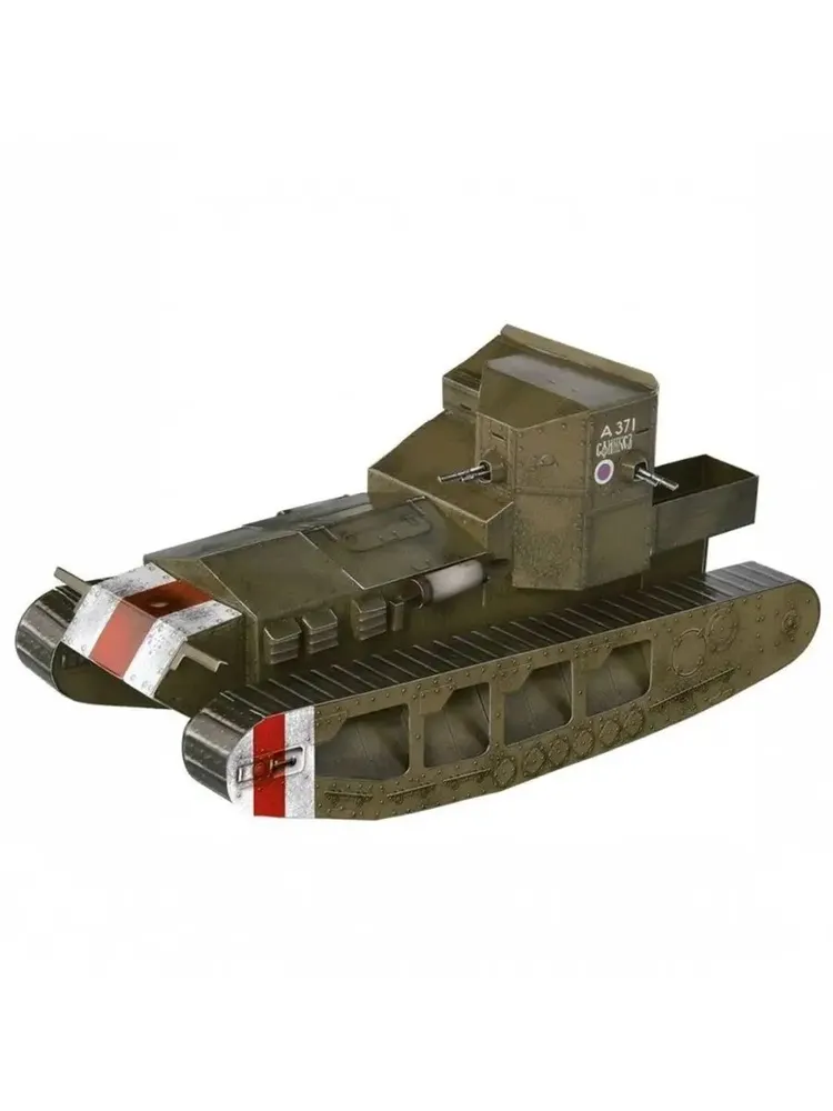 DIY 3D Whippet Tank Kit – 1:35 Scale WWI Cardboard Model - $17.99
