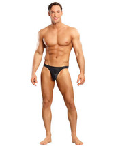 Satin Bong Thong Black L/XL - $21.11