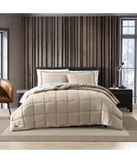 King Plush Sherpa Reversible Micro Suede Comforter Set in Beige - $396.75 CAD