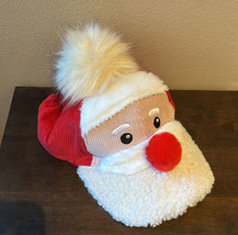 Holiday Time Santa claus Sherpa Hat New Christmas Accessory - £20.02 GBP