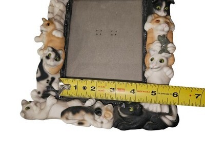 Beautifully 3D sculpted Kitty pile Frame-ology 4x6 Item image 7