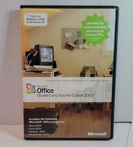 Microsoft Office 2003 Student and Teacher Edition Full Version - $3.95