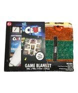 Hasbro Clue Game Blanket Board Game Set 60 x 90 Family Game Night - $26.10