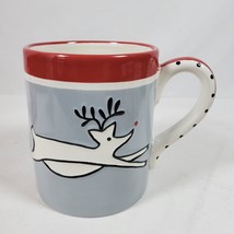 Vintage Christmas Coffee Cup Mug Reindeer - £12.99 GBP