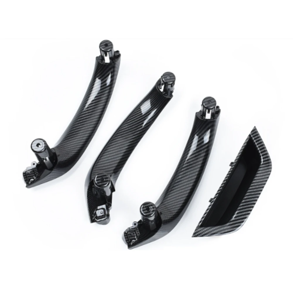 Carbon Fiber Side Door Pull Handle Armrest Panel Cover Trim for -BMW X3 F25 - $69.60