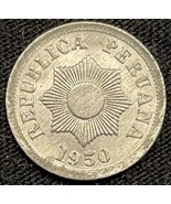 1955 Republic of Peru 2 Centavos Coin Uncirculated+ - £6.23 GBP