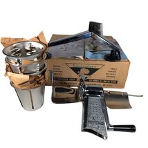 1979 Vintage Salad Master Food Cutter Processor Grater 5 Cutting Cones E... - $197.99