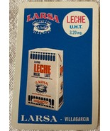 ⭕VTG card pocket calendar 1996 HERACLIO FOURNIER  ADVERTISING LARSA LECHE - $9.90