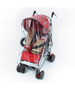 Baby Waterproof Stroller Umbrella Weather Shield Rain Wind Snow Cover Cl... - $279.60 MXN