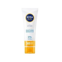 NIVEA Sun Face Soothing Sensitive Cream for Oily skin SPF50+ Pa++++ 50ml - £21.43 GBP