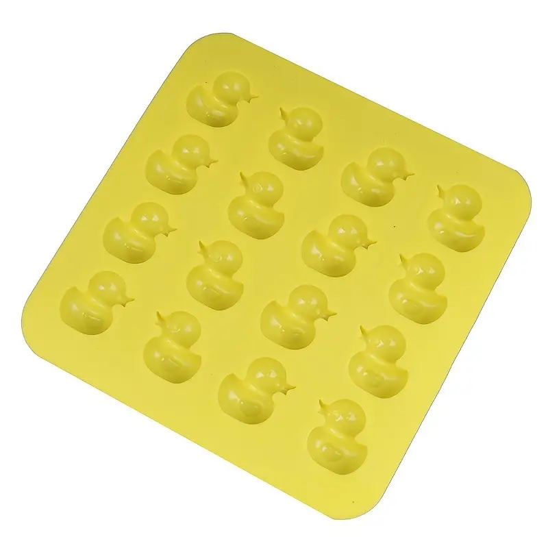 Primary image for 16 Cube Duck Silicone Ice Cube Tray / Treat Mold Bakeware - New