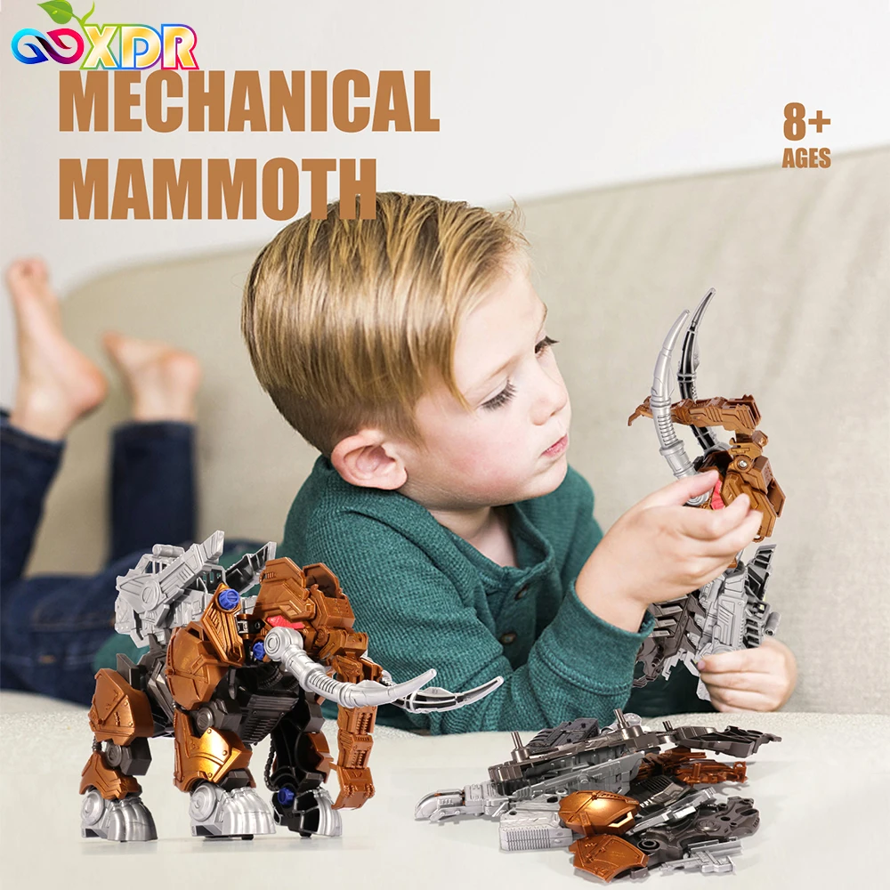1:35 Mechanical Elephant Mammoth Building Block Toys Electromechanical Animal - £31.68 GBP