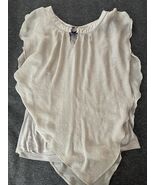 Apt. 9 Sleeveless Blouse Cream Layered Size Small - $216.27 MXN