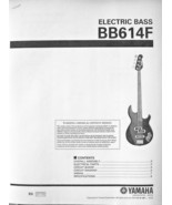 Yamaha BB614F 4 String Fretless Bass Guitar Service Manual / Parts List ... - $18.03 CAD