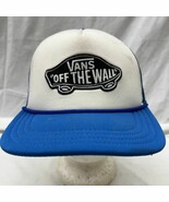 trucker hat baseball cap Vintage Mesh SnapBack Vans Off The Wall Royal B... - $56.12 CAD