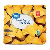Great Value Sweet Corn on the Cob, 6 Count (Frozen) - $5.99