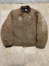 Vintage 90s Carhartt Duck Canvas Jacket JO2 USA Size 50 XXL FADED DISTRE... - €85,38 EUR