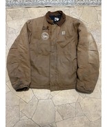 Vintage 90s Carhartt Duck Canvas Jacket JO2 USA Size 50 XXL FADED DISTRE... - $138.50 CAD