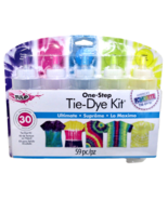 New Tulip One-Step 59 Piece Tie-Dye Kit with 5 Refill Packets - £10.78 GBP