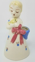 Table Planter Loving Blonde Woman Songbird Japanese Ceramic Vintage  - £11.87 GBP