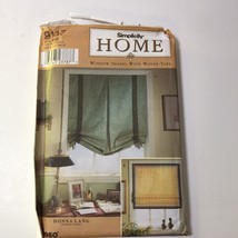 Simplicity 9117 Window Shades with Woven Tape - $12.86