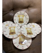 Meet The Multiples Childrens MELAMINE x6 Times Table 6 Dinner Plates - $633.66 MXN