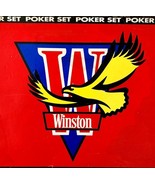 Winston Tobacco Poker Set 1993 Chips Decks w/Box Incomplete See Descript... - €34,56 EUR