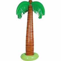 Inflatable Palm Tree Luau Party Decor 34&quot; Hawaiian Tropical Beach Summer... - $13.95