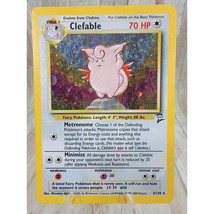 Clefable - 5/130 - Pokémon Base Set 2 Holo Rare Card WOTC NM-LP - $16.55