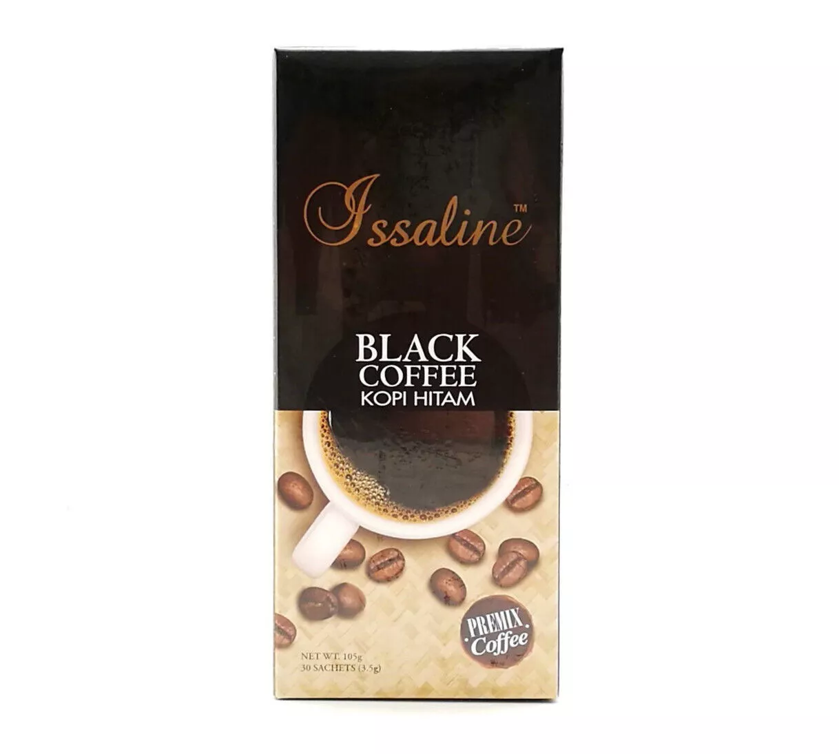 Issaline Gourmet Black Coffee Cafe Ganoderma LucIdum Reishi Lingzhi DHL ... - £57.41 GBP