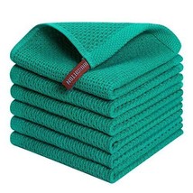 100% Cotton Kitchen Dish Cloths 6 Pack Waffle Weave Ultra Soft Absorbent Dish Ho - £34.34 GBP