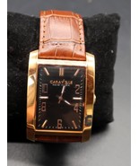 Caravelle New York Men&#39;s 44A104 Analog Display Quartz Brown Watch Orig. Box - $919.95 MXN