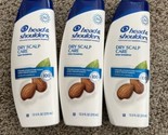 3X HEAD and SHOULDERS Dry Scalp Care with Almond Oil Dandruff Shampoo 12... - $14.01