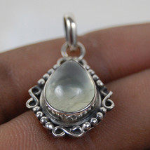 Solid 925 Sterling Silver Rainbow Gemstone Handmade Pendant Women Gift PS-1692 - £35.69 GBP