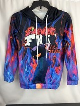 Friday Night Funkin Hoodie Hooded Thin Sweatshirt Black Boys Youth Size XS - £16.82 GBP