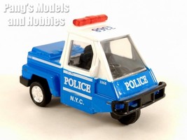 4 Inch NYC Metro Police Mini Car 1/30 Scale Diecast Model by Kinsfun - BLUE - £13.29 GBP