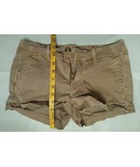 American Eagle &quot;Sexy&quot; Booty Shorts, tan/beige - Size  2 - FREE SHIP! - $8.95