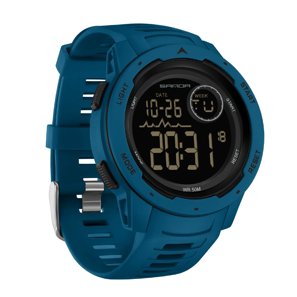 SANDA   Men  Fashion  Waterproof LED Digital Watch Man  Wristwatch  Masculino 21 - £92.96 GBP