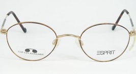 Vintage Esprit 9027 COLOR-011 Tortoise Gold Eyeglasses Glasses Frame 46-20-135mm - £50.49 GBP