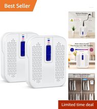 Efficient Mini Dehumidifier 2-Pack – Perfect for Bathrooms, Closets, and... - $121.72