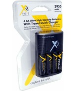 AA Rapid Charger + 4x 3150mAh Batteries 110/240v - £13.36 GBP