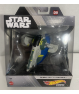 Hot Wheels Select Star Wars JANGO FETTS STARSHIP #09 Mattel 2021 Disney - £17.06 GBP